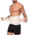 Channo Pack de 2 Fajas Cinturones Lumbares para Espalda Hombre y Mujer Doble Ajuste Fuerte (Visón, XXL/XXXL)