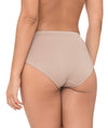 Bragas de Algodón y Bambú para Mujer, Talle Alto, Sin Costuras, Colores Lisos - (Pack 6)