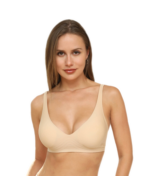 Sujetador Invisible sin Costuras de Mujer con Corte Láser y sin Aros - Comodidad, Estilo y Soporte Óptimos