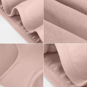 Channo Braguitas de Algodón para Mujer, Cintura Media, Suaves y Cómodas, Flexibles