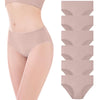 Channo Braguitas de Algodón para Mujer, Cintura Media, Suaves y Cómodas, Flexibles