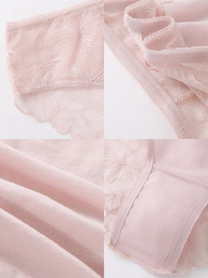 Channo Bragas de Encaje Mujer de Algodón - Cómodas, Transpirables, Diseño Elegante