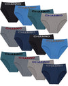 Channo Slips Calzoncillos Licra para Hombre, Invisibles, Cómodos y Suaves - (Pack 12)