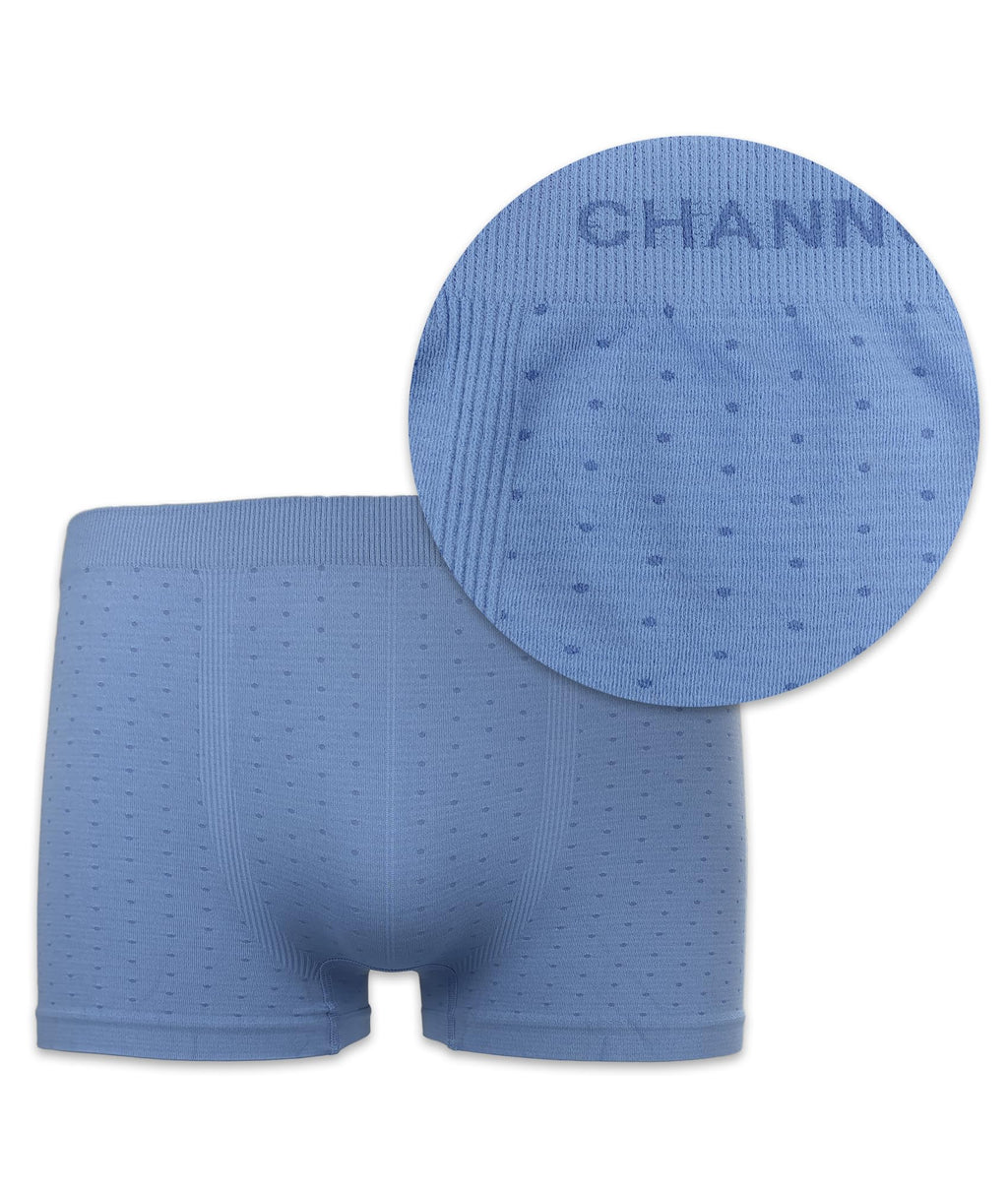 Channo Niño Calzoncillos Boxer Infantil de Licra, Sin Costuras, Suaves y Elásticos - Estampado Lunares Pack 12