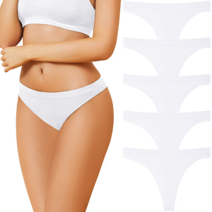 Channo Tanga de Licra Sin Costuras: Suave y cómodas, Ideal para el Día y la Noche - Pack de 5