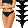 Channo Tanga de Licra Sin Costuras: Suave y cómodas, Ideal para el Día y la Noche - Pack de 5