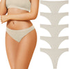 Channo Tanga de Licra Sin Costuras: Suave y cómodas, Ideal para el Día y la Noche - Pack de 5