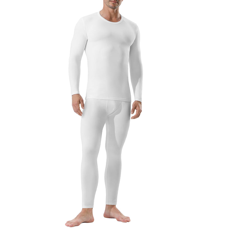 Channo Ropa Interior Térmica para Hombre: Camiseta de Manga Larga Elástica y Transpirable Climas Fríos