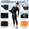 Channo Ropa Interior Térmica para Hombre: Camiseta Manga Larga y Pantalones Térmicos - Ideal para Correr y Esquiar