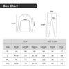 Channo Ropa Interior Térmica para Hombre: Camiseta Manga Larga y Pantalones Térmicos - Ideal para Correr y Esquiar
