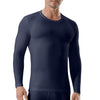 Channo Ropa Interior Térmica para Hombre: Camiseta de Manga Larga Elástica y Transpirable Climas Fríos