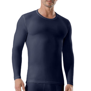 Channo Ropa Interior Térmica para Hombre: Camiseta de Manga Larga Elástica y Transpirable Climas Fríos