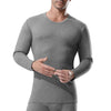 Channo Ropa Interior Térmica para Hombre: Camiseta de Manga Larga Elástica y Transpirable Climas Fríos
