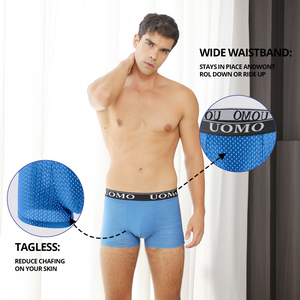 Calzoncillos Boxers Transpirables para Hombre UOMO – Diseño Microperforado (Pack 12)
