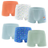 Channo Calzoncillos Boxer de Niños de Algodón, Lisos y con Estampados (Pack 6)