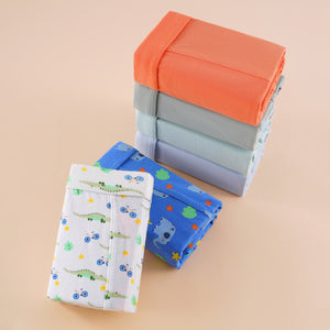 Channo Calzoncillos Boxer de Niños de Algodón, Lisos y con Estampados (Pack 6)
