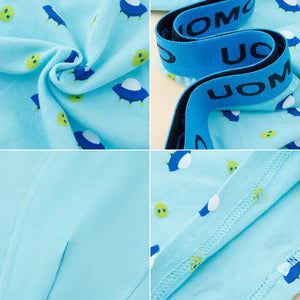 Calzoncillos Boxer Niño de Algodón, Lisos o con Estampado - (Pack de 6)