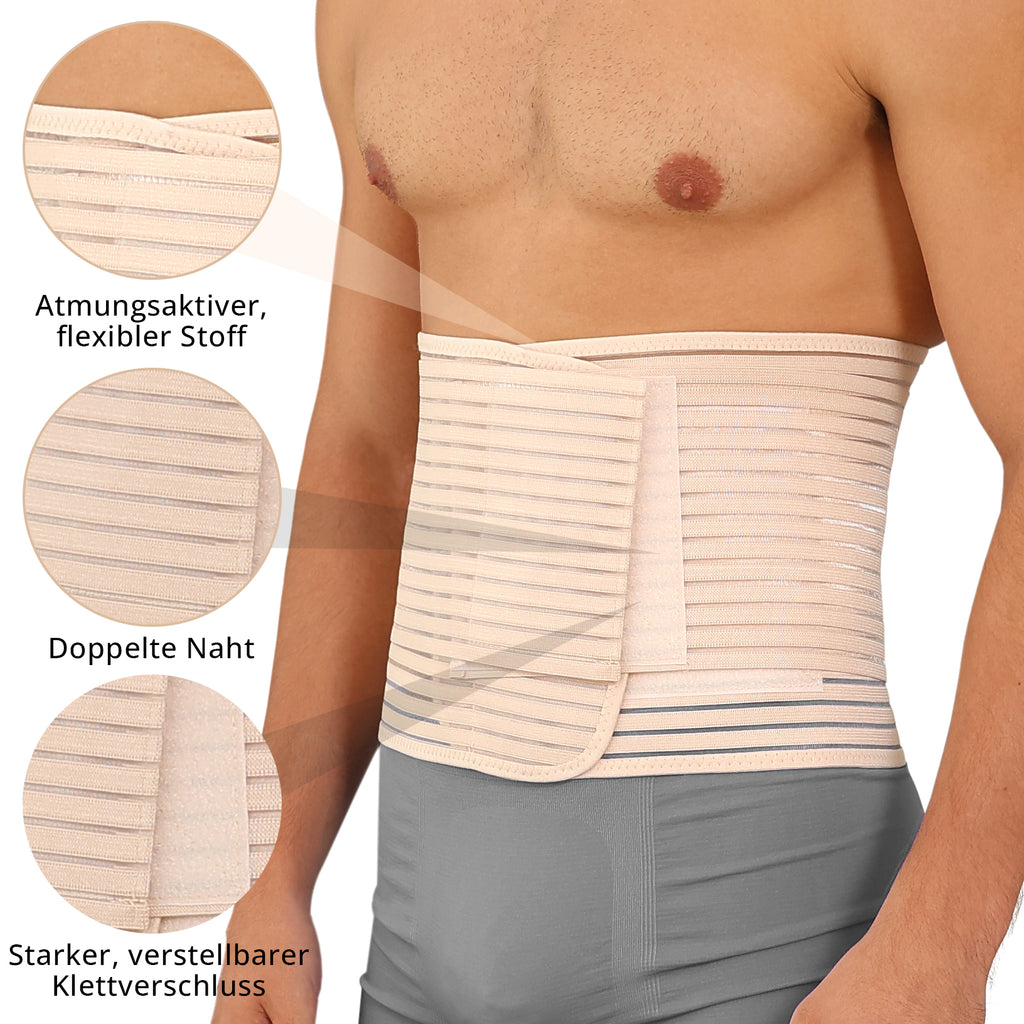 Channo Faja Lumbar Hombre y Mujer: Soporte de Espalda Columna y Alivio Dolor para Lesiones Trabajo Carga de Peso - Cinturón para Lumbares con Velcro Ajuste Doble y Varillas