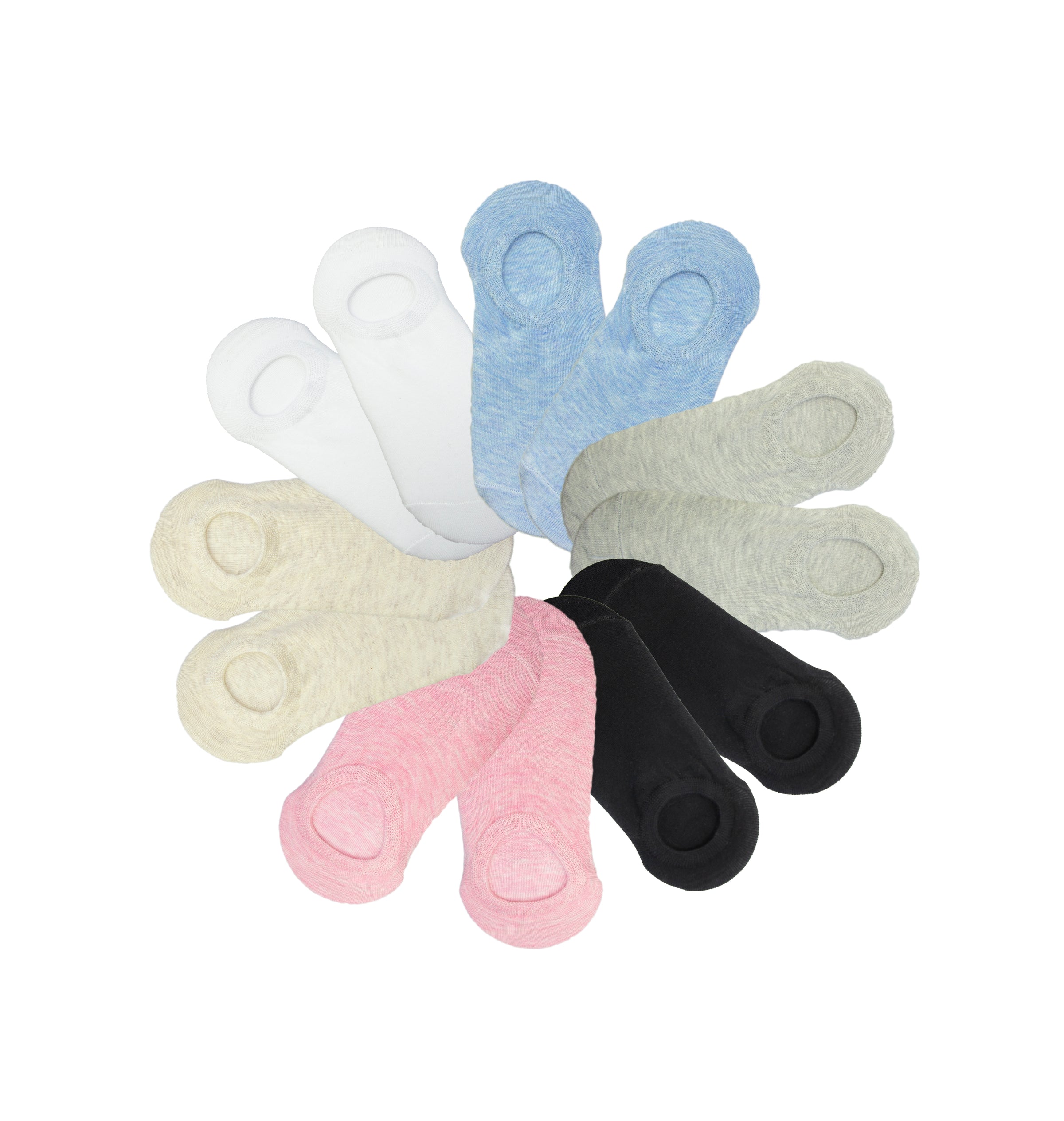 Calcetines Corto Mujer Algodon Pack de 12 Talla única 35-40 – Channo
