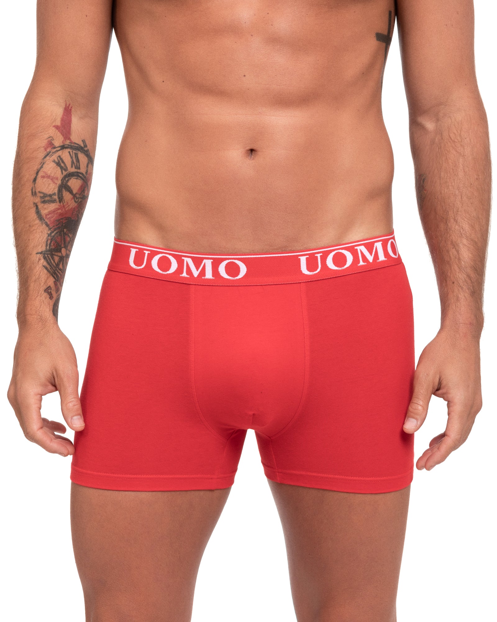 Boxer Ropa Interior Roja Navidad Boxers De Algodón Básicos