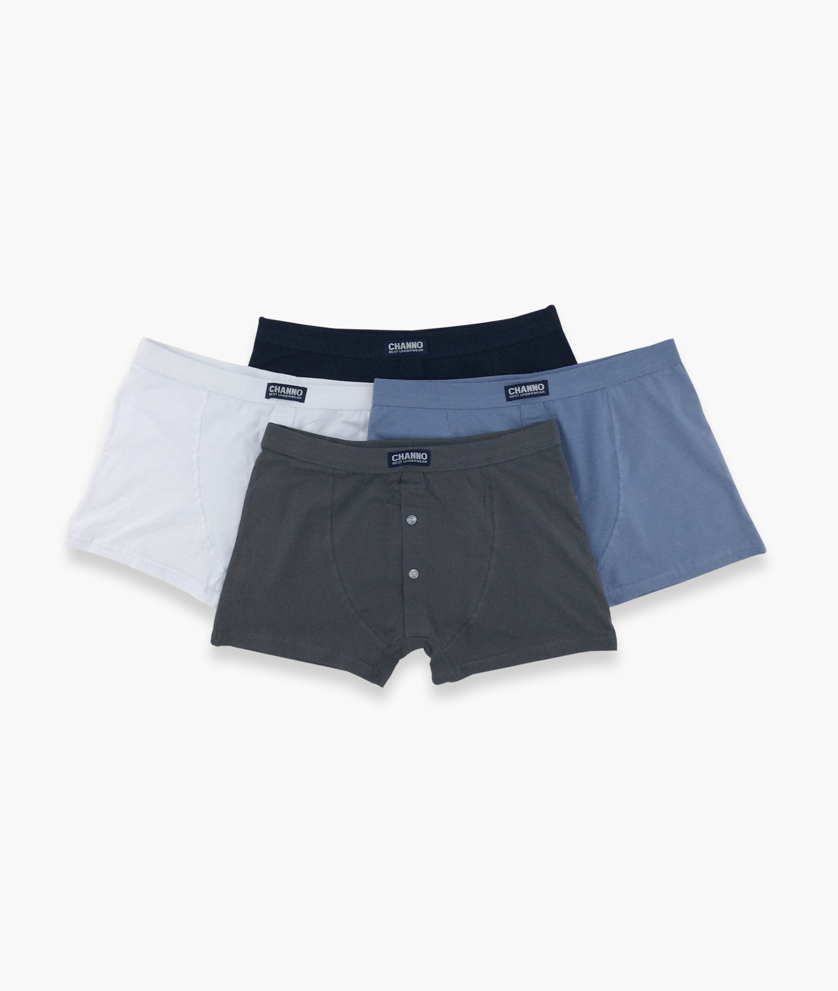 Calzoncillos boxer algod n goma suave estilo cl sico y bot n Pack de 4