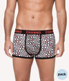 Calzoncillos boxer cortos algodón estampado logo CHANNO PACK - CHANNO Man