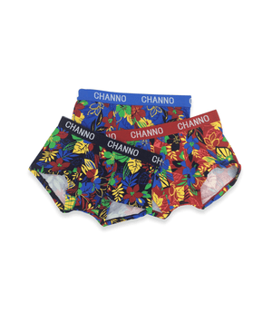 Calzoncillos boxer cortos algodón motivo floral completo - CHANNO Man