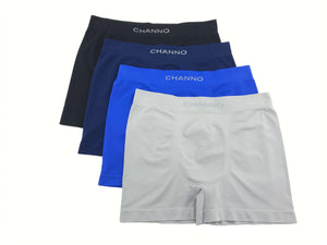 Calzoncillos boxer licra sin costura color uniforme pack1 completo - CHANNO Man