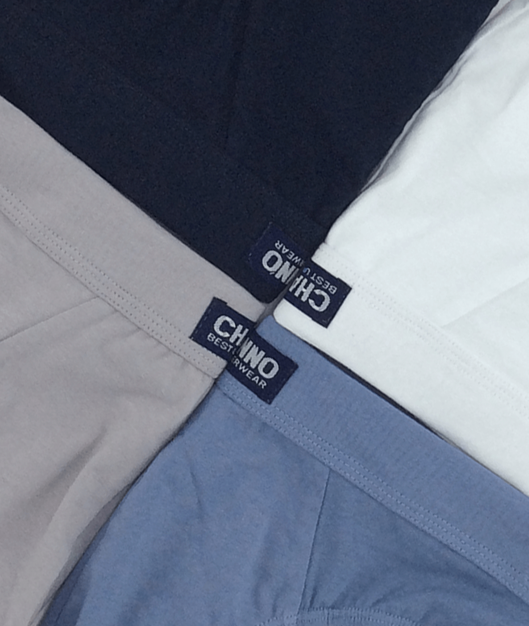Calzoncillos slip algodón estilo clásico color uniforme (Pack de 4)