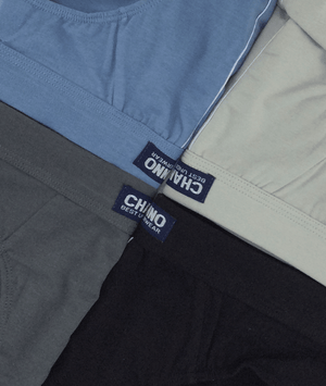 Calzoncillos slip algodón fina raya vertical pack - CHANNO Man