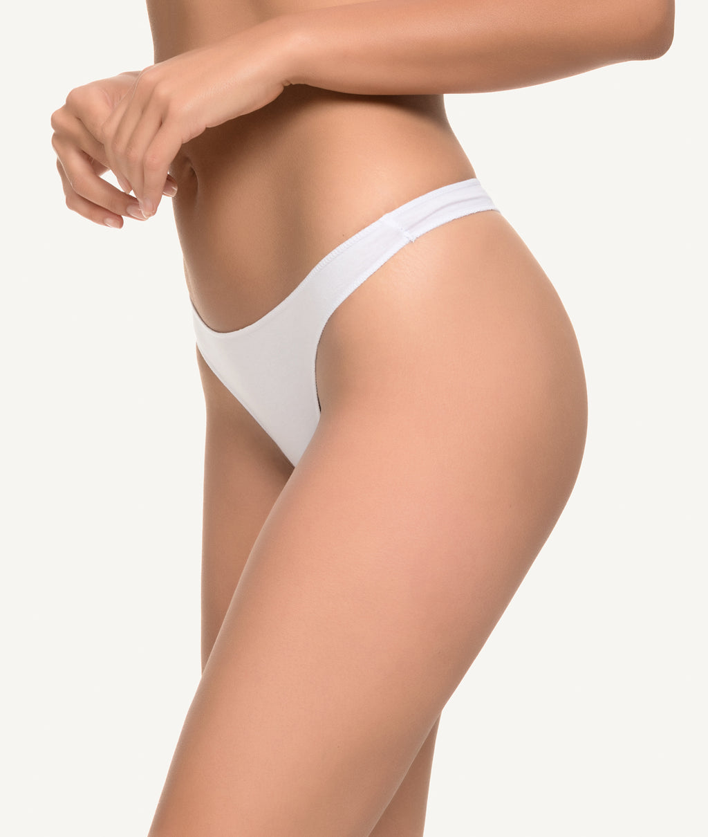 Tangas de Algodón Lisos Suaves con Acabado Fino que No Marca (pack de 6)