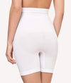 Culotte faja pantalón reductora liso sin costura blanco trasera - CHANNO Woman