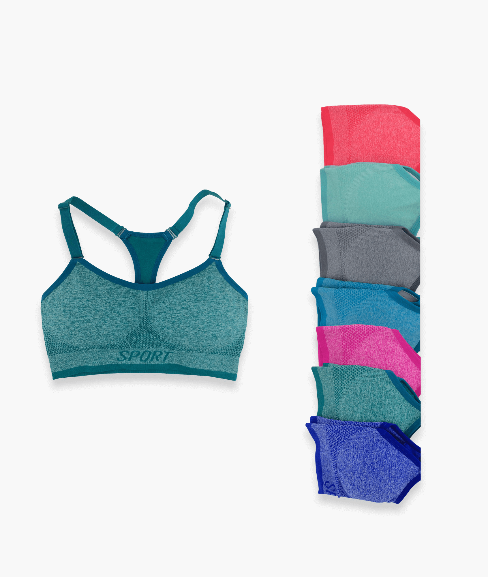 Sujetador deportivo tirante fino deals